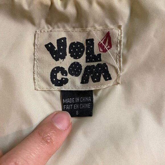 Vintage Volcom Winter Jacket Women's Small Y2K 90s Ski Snowboard Insulated - Picture 3 of 16